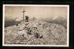 AK Gipfelkreuz Auf Dem Hohen Göll  - Sonstige & Ohne Zuordnung