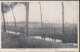 FIL BARBELE = LE FIL SUR NIVEAU D'EAU DANS LE POLDER - Guerre 1914-18