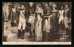 AK Gosse, Napoleon Recoit La Reine De Prusse à Tilsit 1807  - Historical Famous People