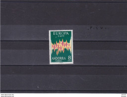 ANDORRE ESPAGNOL 1972 EUROPA  Yvert 64A, Michel 71 NEUF** MNH Cote Yv 135 Euros - Unused Stamps