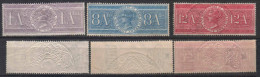 BRITISH INDIA QV. 3 REVENUE TAX STAMP UNUSED - 1882-1901 Empire