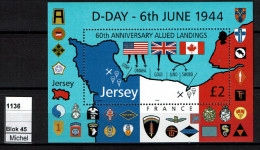 Jersey - 2004 - MNH - History - Anniversary Of The Allied Landings In Normandy - D-Day - Jersey