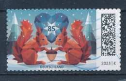 BRD / Bund Mi. 3802 Gest. Weihnachten 2023 Eichhörnchen Eichel - Oblitérés