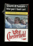 Tabacco Pacchetto Di Sigarette Italia - Chesterfield Red N.1 Da 20 Pezzi - Vuoto - Zigarettenetuis (leer)