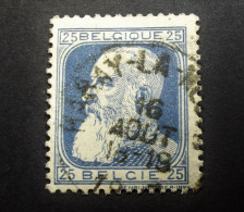 Belgie Belgique - 1905 - COB/OBP  76  -  1 Values  - Habay La Neuve - - 1905 Grosse Barbe