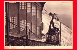 ITALIA - Abruzzo - Cartolina Viaggiata Nel 1962 - L'Aquila - Funivia Del Gran Sasso - Stazione D'arrivo - L'Aquila