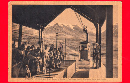 ITALIA - Abruzzo - Cartolina Viaggiata Nel 1936 - L'Aquila - Funivia Del Gran Sasso - Partenza Dalla Stazione Base - L'Aquila