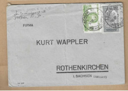 Los Vom 25.05  Briefumschlag Aus Mexico Nach Rothenkirchen  1947 - México
