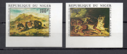 NIGER  PA  N° 215 + 216   NON DENTELES    NEUFS SANS CHARNIERE  COTE ? €   DELACROIX PEINTRE TABLEAUX ART - Niger (1960-...)