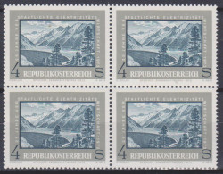 1972 , Mi 1391 ** (6) -  4er Block Postfrisch - 25 Jahre Verstaatlichte Elektrizitätswirtschaft - Storia Postale