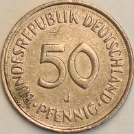 Germany Federal Republic - 50 Pfennig 1976 J, KM# 109.2 (#4736) - 50 Pfennig