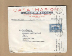 Los Vom 25.05  Briefumschlag Aus Argentinien  Nach Rothenkirchen  1947 - Brieven En Documenten