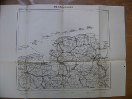 Carte Du Service Geographique Armee Au 1/300 000 Edition Simplifiee OLDENBOURG - Topographische Kaarten