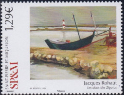 SP&M/St Pierre Et Miquelon 2024 CULTURE Art. Painting. Boat/ Le Doris Des Zigotos - Fine Stamp MNH - Nuovi