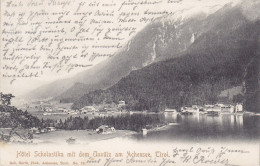 Austria PPC Hôtel Scholastika Mit Denm Unnütz Am Achensee, Tirol Rob. Harth. No. 19. SCHOLASTIKA 1905 KORNITZ (Arr.) - Achenseeorte