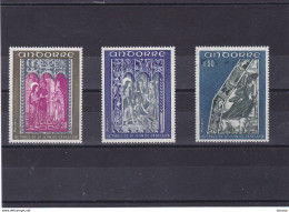 ANDORRE 1972 RETABLE IV Yvert 221-223, Michel 242-244 NEUF** MNH Cote 6 Euros - Neufs