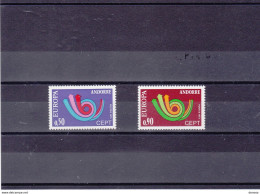 ANDORRE 1973 EUROPA Yvert 226-227, Michel 247-248 NEUF** MNH Cote Yv 40 Euros - Nuevos