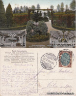 Ansichtskarte Burgstädt 3 Bild Park - Herrenhaide 1919  - Burgstaedt