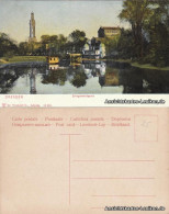 Ansichtskarte Innere Altstadt-Dresden Zwingerteichpartie Und Semperoper 1910  - Dresden
