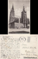 Postcard Prag Praha Veitsdom 1937  - Tsjechië