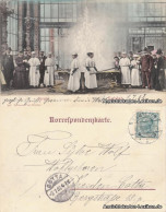 Postcard Karlsbad Karlovy Vary Partie Am Sprudel 1903  - Czech Republic