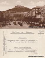 Cartoline Neapel Napoli Rathausplatz 1916  - Autres & Non Classés