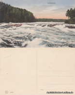 Postcard Vallinkoski Flusspartie 1918  - Finland