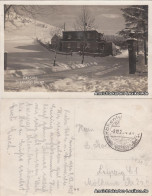 Geising-Altenberg (Erzgebirge) Partie Bei Der Jugendherberge Im Winter 1928  - Geising