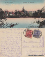 Ansichtskarte Freiberg (Sachsen) Kreuzteich Mit Petrikirche 1920  - Freiberg (Sachsen)