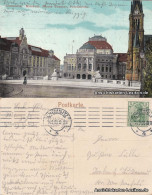 Ansichtskarte Chemnitz Museum, Neues Theater Und Petrikirche 1909  - Chemnitz