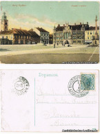 Postcard Neubidschow Nový Bydžov Marktplatz (Namesti A Radnici) 1906  - Czech Republic