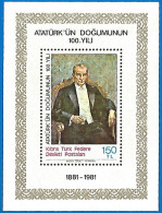 Turkey Cyprus 1981 Year , Block Mint MNH (**) - Nuovi