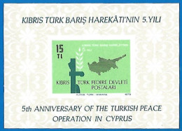 Turkey Cyprus 1979 Year , Block Mint MNH (**) - Nuovi