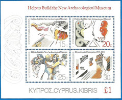 Cyprus 1986 Year , Block Mint MNH (**)  - Ungebraucht