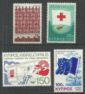 Cyprus 4 Mint Stamps MNH (**) - Ongebruikt