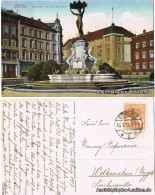 Ansichtskarte Görlitz Zgorzelec Postplatz Mit Zierbrunnenü 1917  - Goerlitz