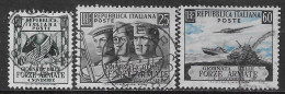 Italia Italy 1952 Forze Armate Sa N.699-701 Completa US - 1946-60: Used