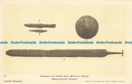 R632300 London Museum. Weapons And Shield Boss. Anglo Saxon Period. Waterlow - Otros & Sin Clasificación