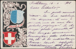 Luzern, Wappenkarten, 1900 - Paul Gertsch AK - Sonstige & Ohne Zuordnung