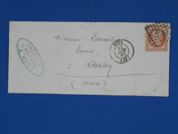 DP1 FRANCE LETTRE RR 1862 METZ A  STENAY +N°16  ++ AFF.INTERESSANT+++ - 1849-1876: Classic Period