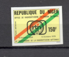 NIGER  PA  N° 281    NON DENTELE    NEUF SANS CHARNIERE  COTE ? €    RADIODIFFUSION - Niger (1960-...)