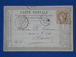 DP1 FRANCE LETTRE RR 1873 ELBEUF A ROUEN  +CERES  N°15  ++ AFF.INTERESSANT+++ - 1849-1876: Periodo Clásico