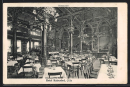 AK Cöln, Hotel Kaiserhof, Restaurant  - Koeln