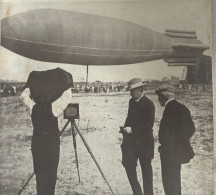 1907 LE PRINCE DE MONACO Et M DEUTSCH De La MEUTHE - Photographie LE DIRIGEABLE VILLR DE PARIS - LA VIE AU GRAND AIR - 1900 - 1949
