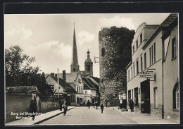 AK Burg Bei Magdeburg, Strassenpartie Am Berliner Tor  - Magdeburg