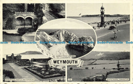 R632357 Weymouth. Clock Tower And Promenade. 1958. Multi View - Monde