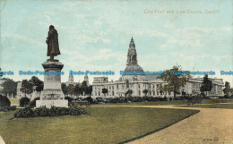 R633059 Cardiff. City Hall And Law Courts. W - Monde