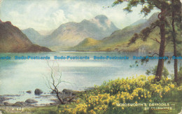 R633081 By Ullswater. Wordsworth Daffodils. Valentine. Art Colour. Edward H. Tho - World