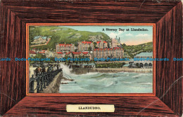 R633083 Llandudno. A Stormy Day At Llandudno. G. R. Thompson. Kings Series - World