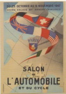 PARIS 1898-1998-100 Ans Mondial De L'Automobile-Affiche De L'Expo De 1947 - Ausstellungen